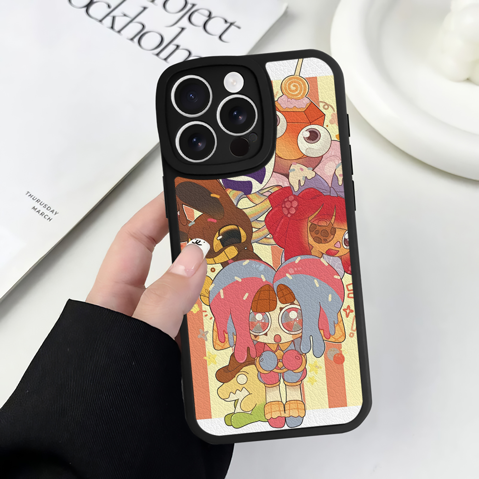 （画像用） アンパンマン Anpanman 【iPhone 16シリーズ対応】シリコンスマホケース（レザー調） 材質：シリコン